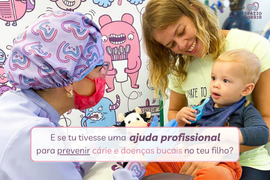 Postagem E se tu tivesse uma ajuda profissional para prevenir cárie e doenças bucais no teu filho?